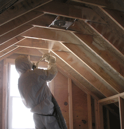 Dallas TX attic spray foam insulation